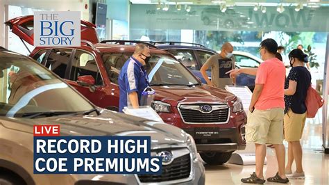 COE prices up across the board, Open category hits .